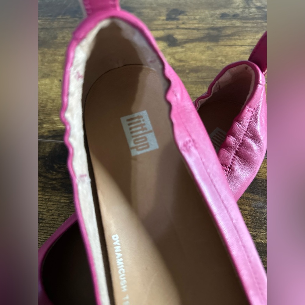 💖 FitFlop Pink Ballet Flats | Dynamicush Comfort | NWT | Size 7 - Picture 4 of 6